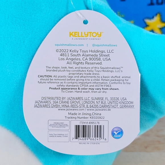 Squishmallow Maggie the Stingray 7" UltraSoft Stuffed Sealife Squad Plush NWT - Picture 7 of 7